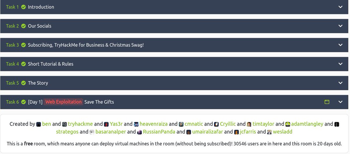 A couple of days ago I talked about finding an IDOR vulnerability on a local portal here &amp; for "Advent of Cyber 3 (2021)" by <a href="/tryhackme/"></a> guess what day 1 was all about? Very good refresher for me. IDOR is dangerous. Looking forward to Day 2.