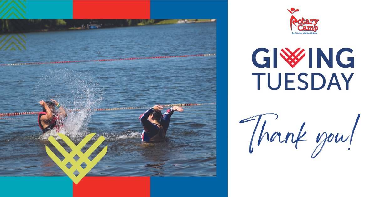 We would like to thank everyone who donated to our Giving Tuesday campaign! Rotary Camp would not be the #camp it is today without the support of our community. THANK YOU for making a difference in the lives of our campers. ❤️ #AkronRotaryCamp