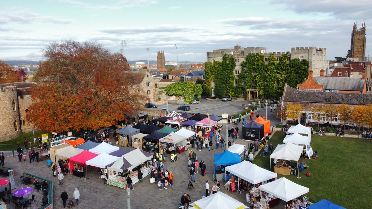 Please check out these stunning aerial shots of <a href="/tauntonmarket/">@Tauntonmarket</a>  taken by Ben Grant from our amazing sponsors Gibbins Richards Estate Agents Ltd.
