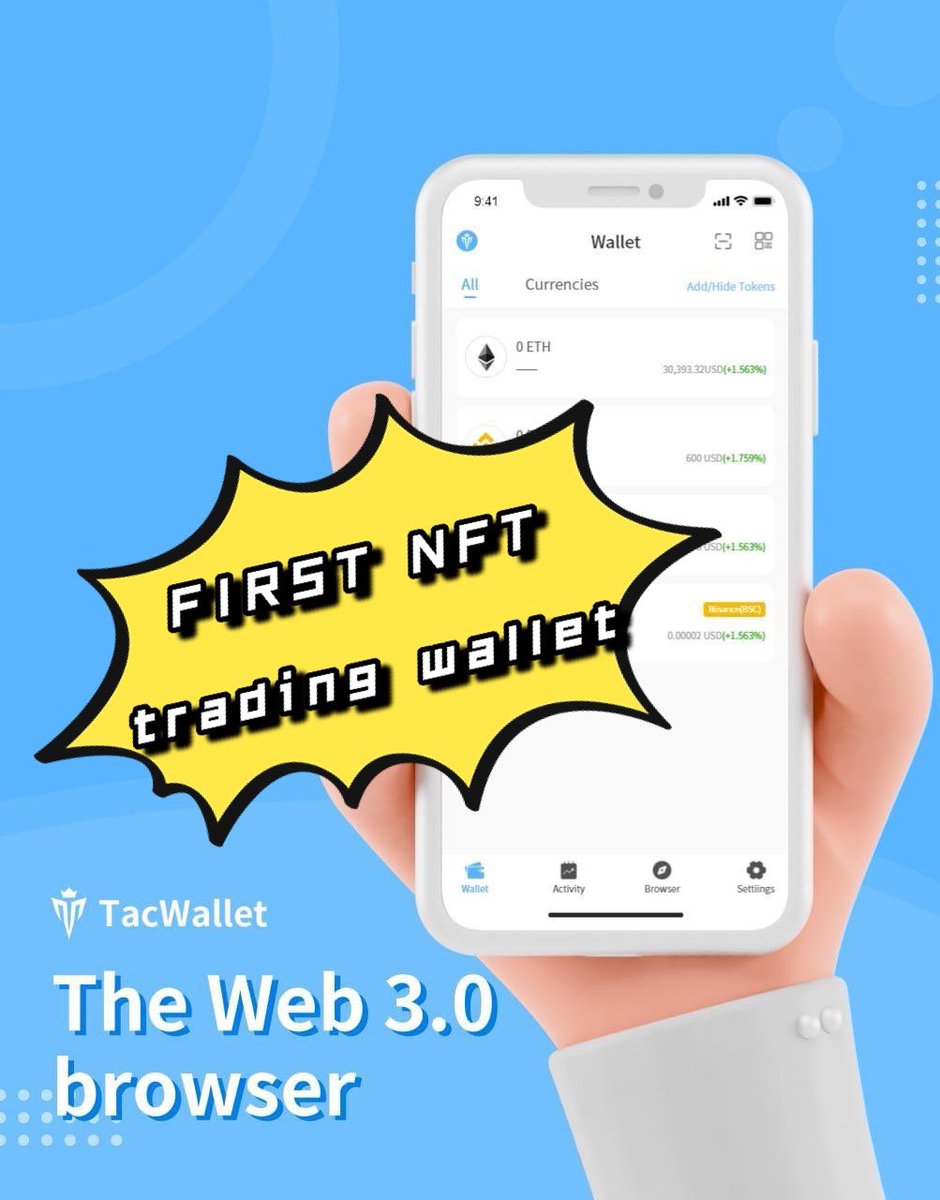 Moonnnn41's tweet photo. @AltcoinDailyio 🤩Invest little and earn big with #TAC

🔥The first nft trading wallet
🔥decentration
🔥Web3.0
🔥Metaverse
🔥Binary Options Exchange
🔥Two-step authorization

what more can you ask for? Keep up with the market trends and ride the 1000x wave🚀
@biggolddoge #crypto 😎😎 https://t.co/VvsAFdVwwL