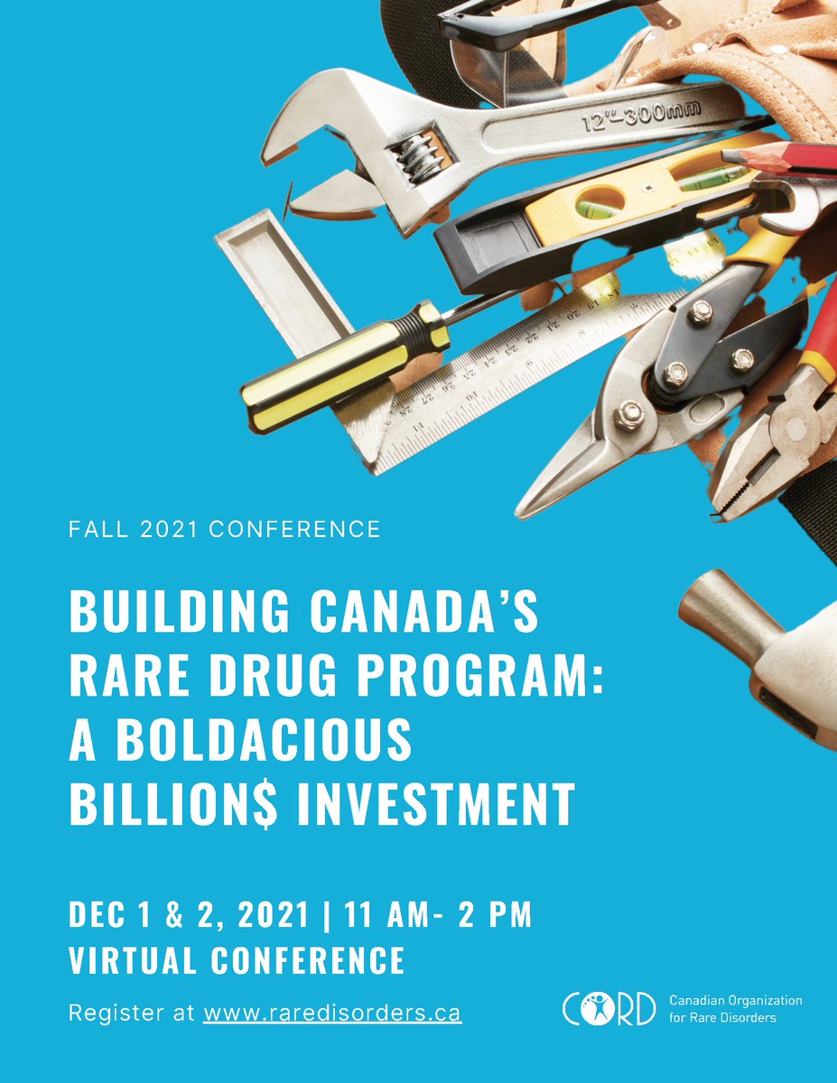 Great discussion on Day 1 of our CORD Fall 2021 Conference. Thank you to our wonderful presenters and participants for joining us. #Canada4Rare
Final Agenda:bit.ly/3d4XaWE