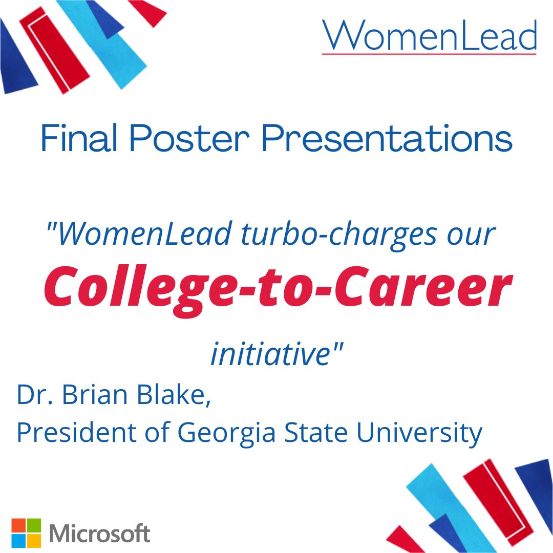 WomenLeadGSU's tweet photo. Our poster presentations last night were legendary!
President of Georgia State University, Dr. Brian Blake, kicked our evening off by delivering the opening remarks.
Special thanks to Microsoft for making this event possible!
#Microsoft #MicrosoftATL #TheStateWay #RCB https://t.co/VpOUhUV9gm