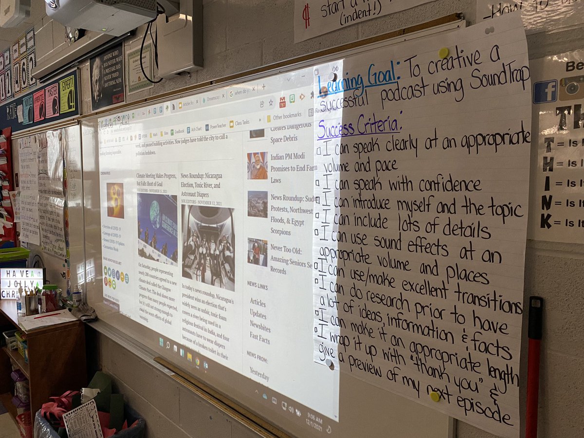 BaileyCreedon's tweet photo. Learning goals and success criteria helping students to understand expectations and know what they need to do to improve at #RLMPS #kpdsbpride https://t.co/ljRMH0LjMm
