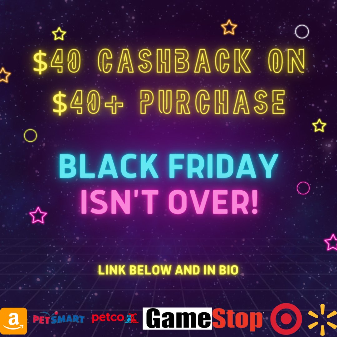 TopEverything86's tweet image. Rakuten $40 Cashback on $40+ purchase. NO CATCH TO IT! Visit the link here: bit.ly/3xvYAmn OR click the link in our bio. Works at pretty much ALL major retailers. #cashback #cybermonday #deal #freemoney #cashback #christmas #gifts #blackfriday #christmasshopping