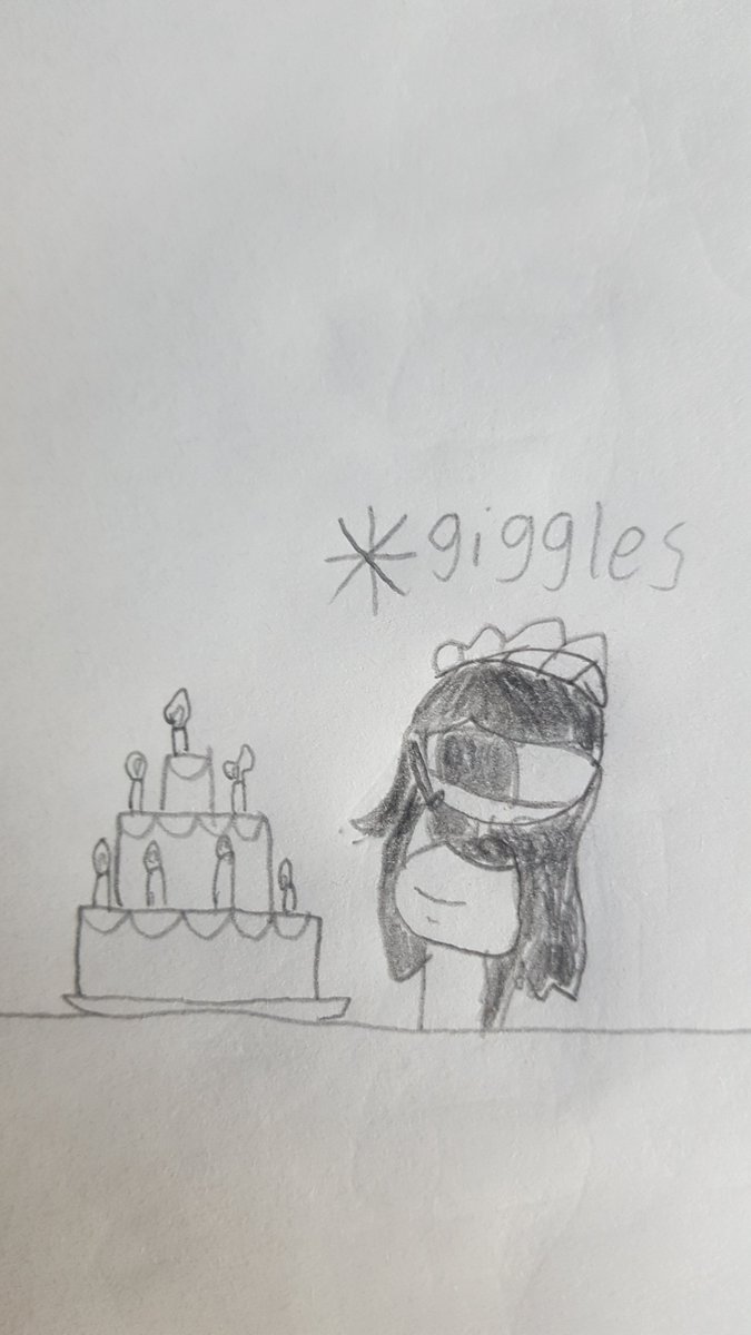 aSWATMaid's tweet photo. It's not much, but I wanted to draw a small thing for my birthday. https://t.co/1JG39mDAIE