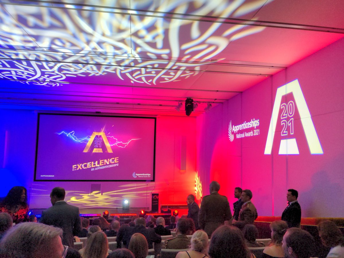 bcs's tweet image. We&apos;re at the National Apprenticeship Awards tonight! The winners will soon be announced, good luck all! 

#AppAwards2021 #RITTech