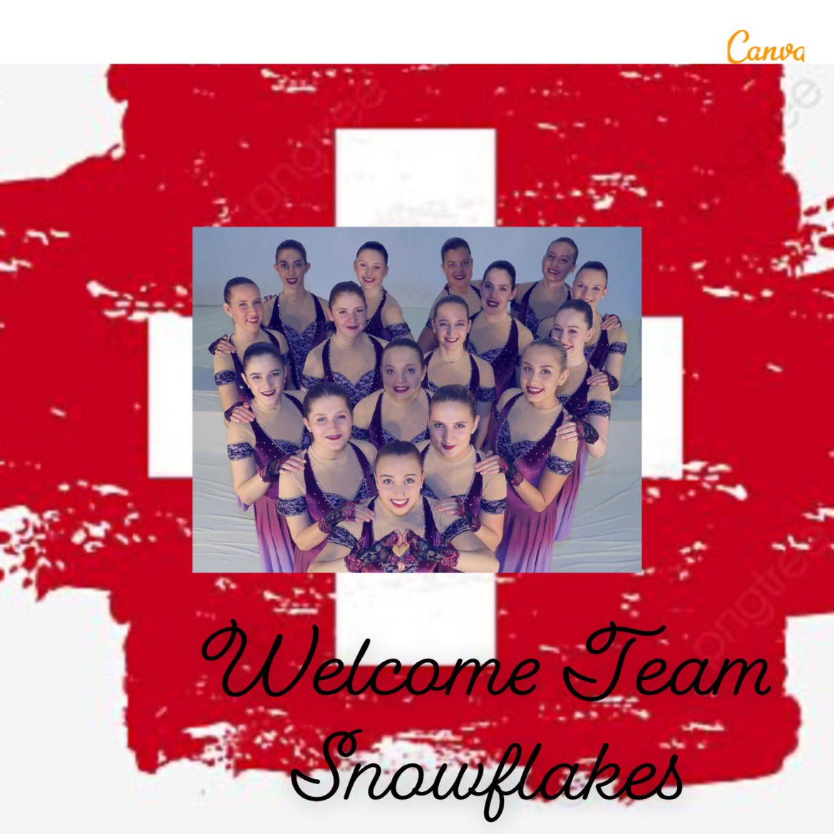 Nous souhaitons la bienvenue à l’équipe Snowflakes de suisse #tissot #tissotneuchateltrophy #Switzerland #synchronisediceskating