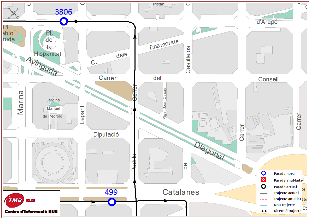 AutobusesBCN's tweet photo. El próximo 13 de diciembre la línea X1 #XpresBus será un poco menos exprés: creará una parada más en cada sentido. La que creemos que será más útil y usada será la de Pl. Hispanitat, cerca de #SagradaFamilia https://t.co/2PuaW9h7wO