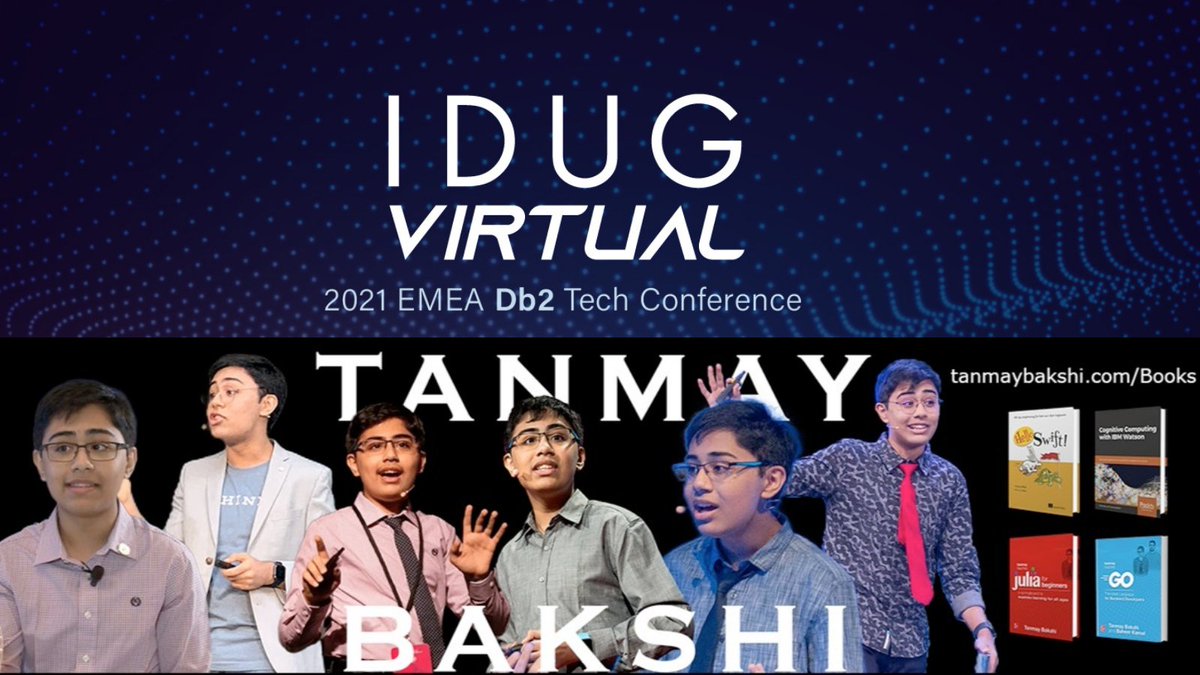 IDUGDb2's tweet photo. Meet @TajyMany at the #IDUG Virtual 2021 #Db2 Tech Conference! You don't want to miss this - register NOW: https://t.co/sva00ycGZH #IDUGEMEA2021 #IDUGDb2 #Db2ZAI #DevOps #AI #ML #CLOUD #cloudpak https://t.co/XBBoFj876v