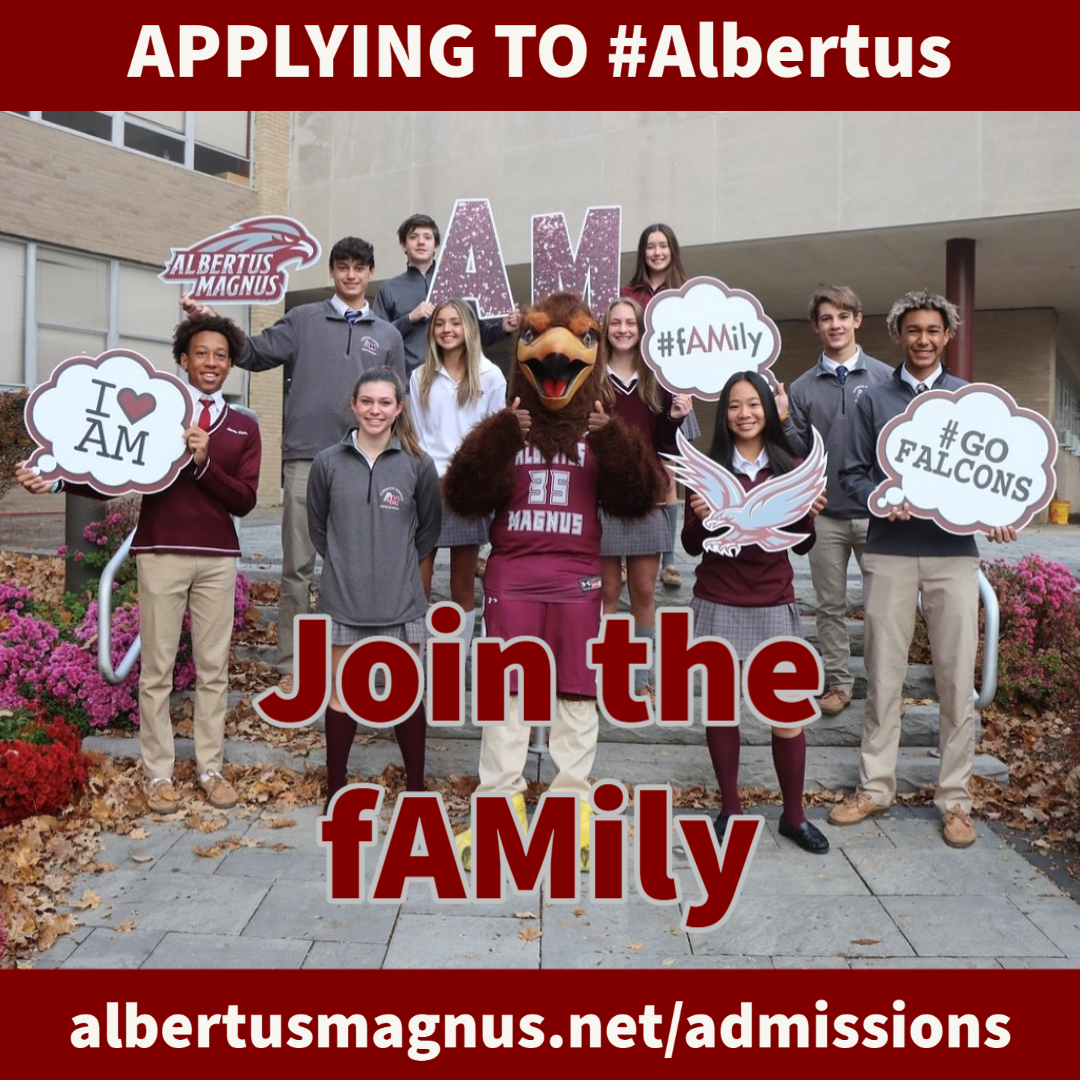 AMHSOfficial's tweet photo. Time to Apply!
TODAY is the day!
Submit your applications today and join the Albertus Class of 2026 fAMily!
Apply Today https://t.co/FAQBvcLwAQ
#BuiltonFaith #BoundforExcellence https://t.co/694czekTNe