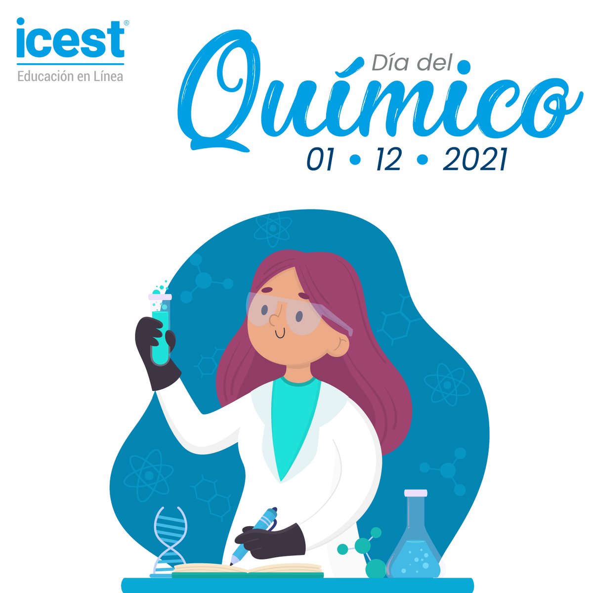 En 1948, en La Habana, Cuba, María de los Ángeles Zaldo presentó que se estableciera una fecha para homenajear al profesional de esa área. ​Desde entonces el Día del Químico se celebra oficialmente en Latinoamérica cada 1 de diciembre.​
#HechoParaTriunfar #IcestEnLinea