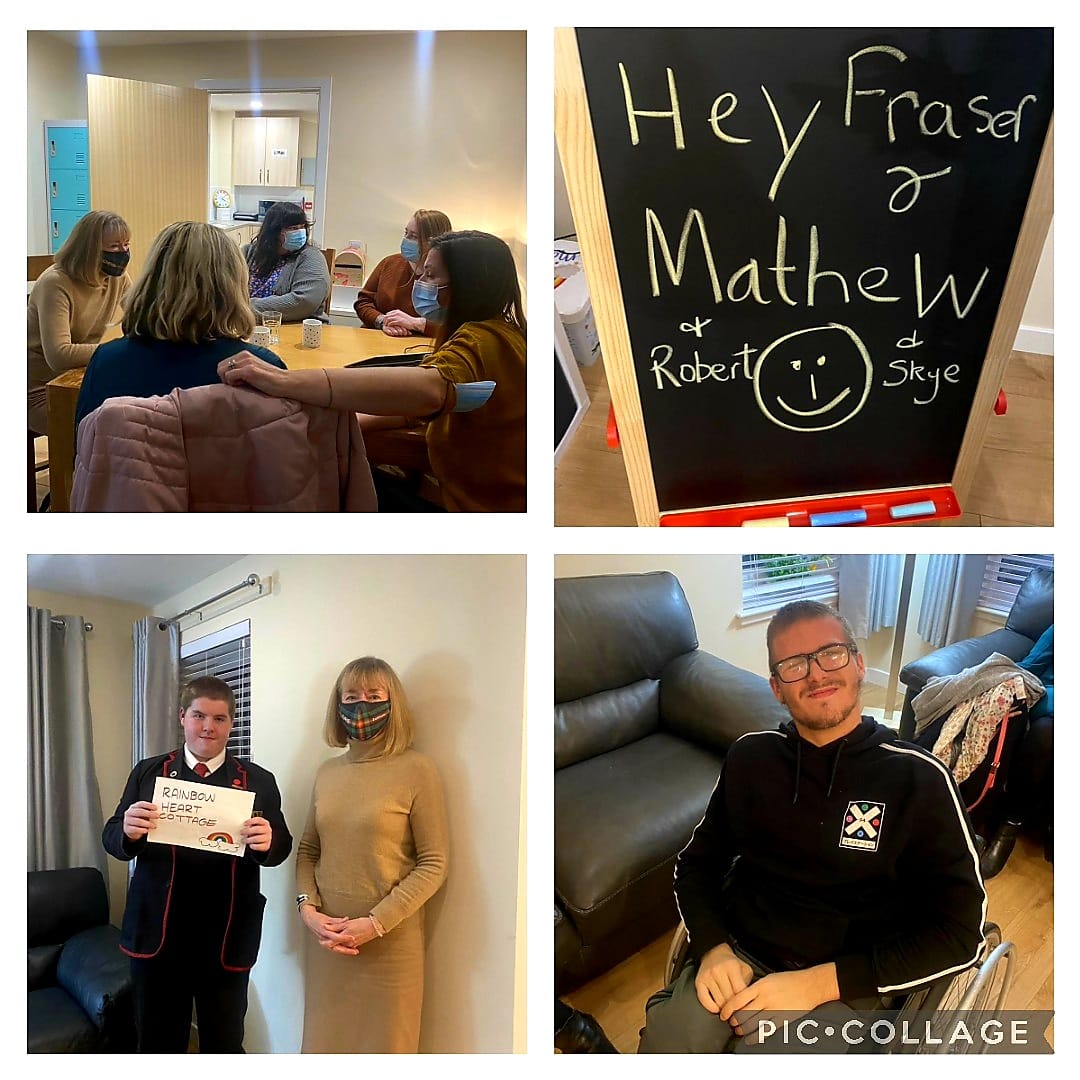 PermSecScot's tweet photo. Pleasure to visit Rainbow Heart Cottage &amp; hear from Fraser, Matthew, Skye &amp; Robert - 4 inspiring young people - on how @AberlourCCT is supporting them. And to meet staff &amp; families including Roisin - @scotgov working with you to #KeepThePromise https://t.co/FKBsI17Wn4