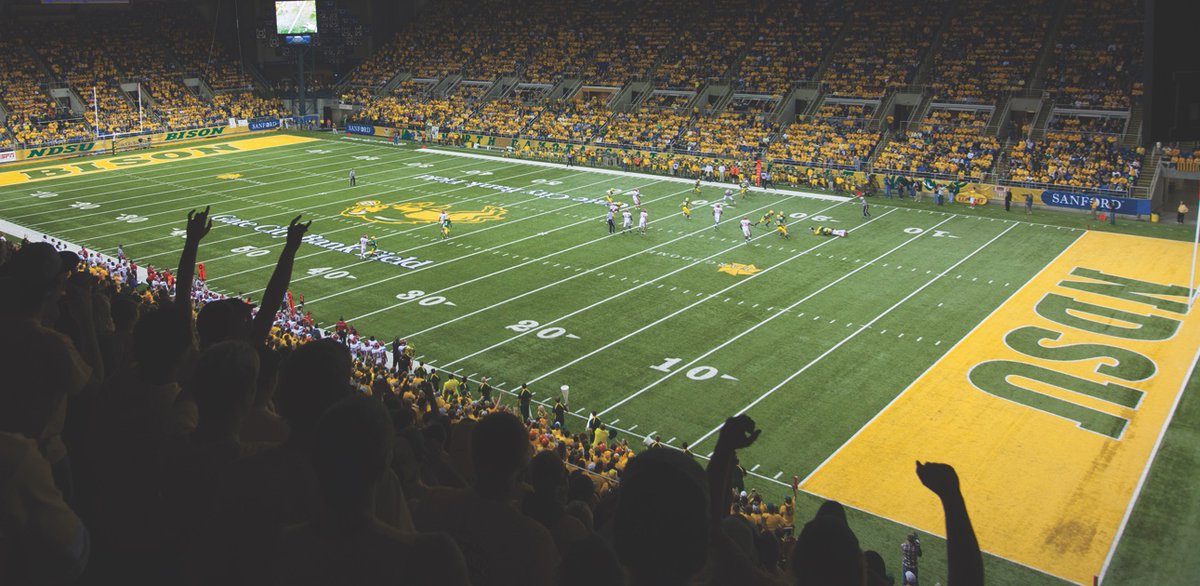 matt_larsen9's tweet photo. FCS Play-Offs where nothing is guaranteed. A 28-1 home play-off record doesn't happen without a packed Fargodome. Bison Nation we need you on Saturday! #120Decibels
 
Tickets are still available at https://t.co/cePwfcfPLS. https://t.co/4TV8jGG1vP