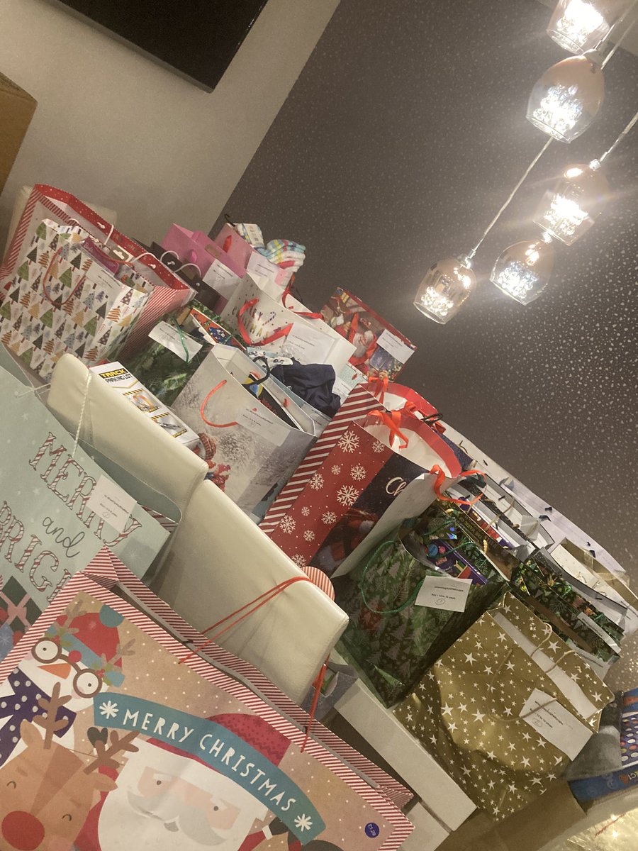 Thank you to my family, friends and <a href="/CambuslangFc/">Cambuslang FC 2006</a> for all the kids presents donated for the East Kilbride Women’s Aid.. these will be delivered this week. Glasgow's Spirit of Christmas do a wonderful job and it’s a pleasure to assist them during the festive period.