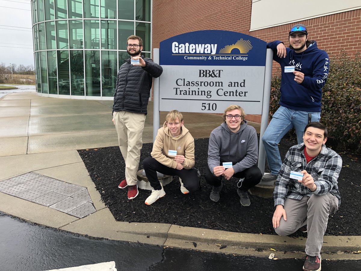 GCTC_News's tweet photo. Congratulations to our Apprenticeship Academy students as they celebrate the end of the semester with their new OSHA 10 cards!

Students completed a comprehensive industrial safety course with embedded OSHA topics. Way to go! https://t.co/O9ClarkF8M