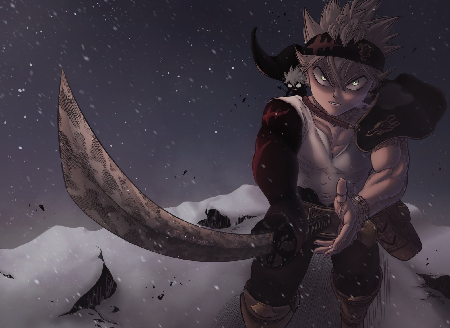 Asta Wallpaper coming right up! i hope you guys still like this one :  r/BlackClover