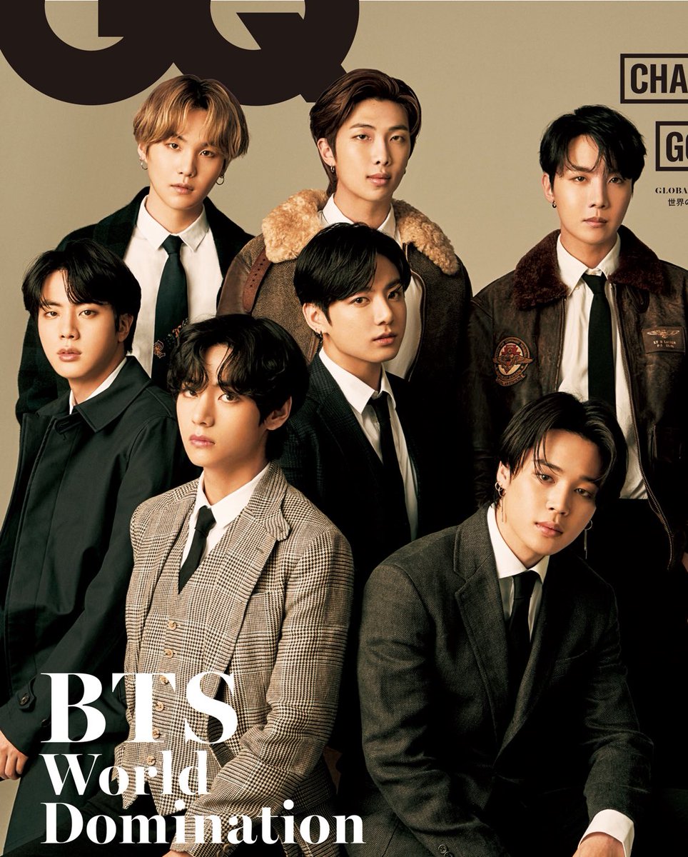 BTSが表紙を飾った雑誌「GQ KOREA 2022年1月号」が日本でも発売され