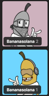 dejw_'s tweet photo. @cryptoguintser @BananaSolanaNFT got 2 BW and 1 reverse https://t.co/P7wFXhWzhl