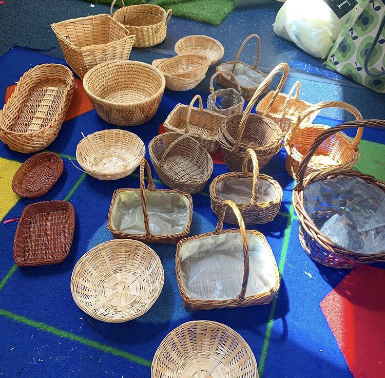 Apple Class are on the hunt for natural baskets. If anyone has any spare, we would love to reuse and recycle them for resources in our classroom. Thank you in advance for your help! 😃