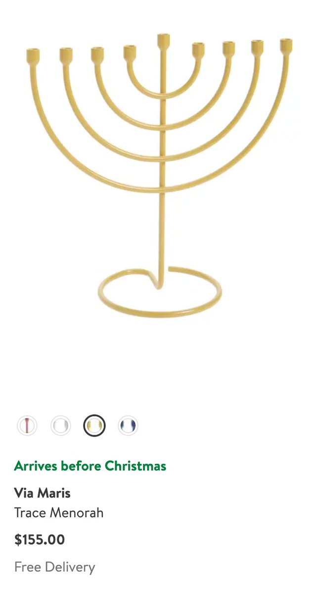 KateSilzer's tweet image. thank god I'll have my menorah in time for Christmas