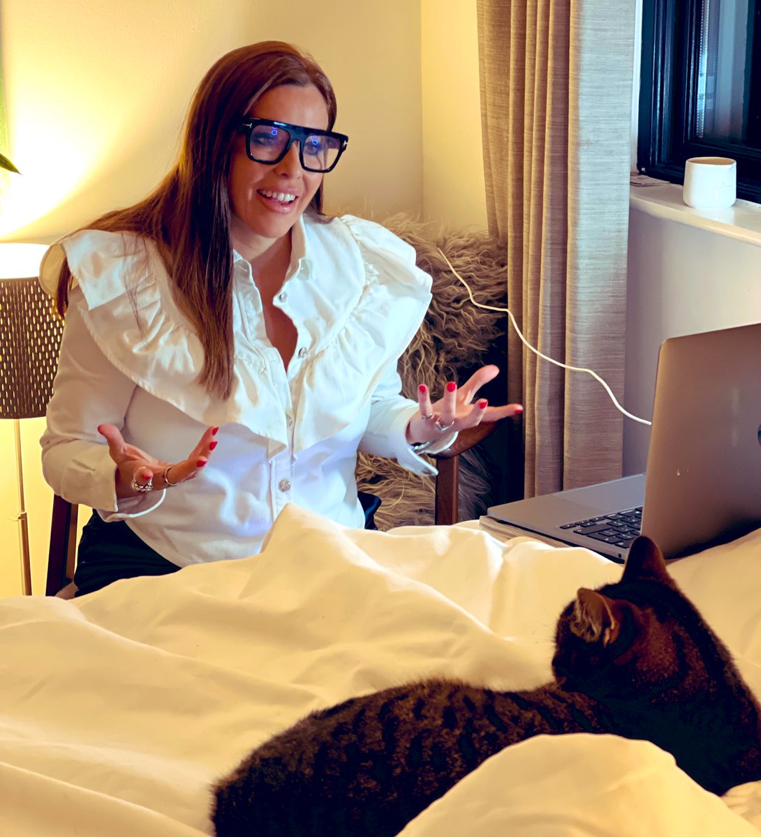 When you’re live on national television and the cat is all ears… Thanks for having me <a href="/bbcnews/">BBC News (UK)</a> - delighted to share some views from self employed//small businesses within the event &amp; hospitality industries.