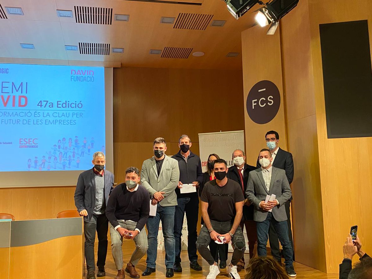 Es tanca l'acte del premi David i sessió de fotos. Fins la propera Premis David!