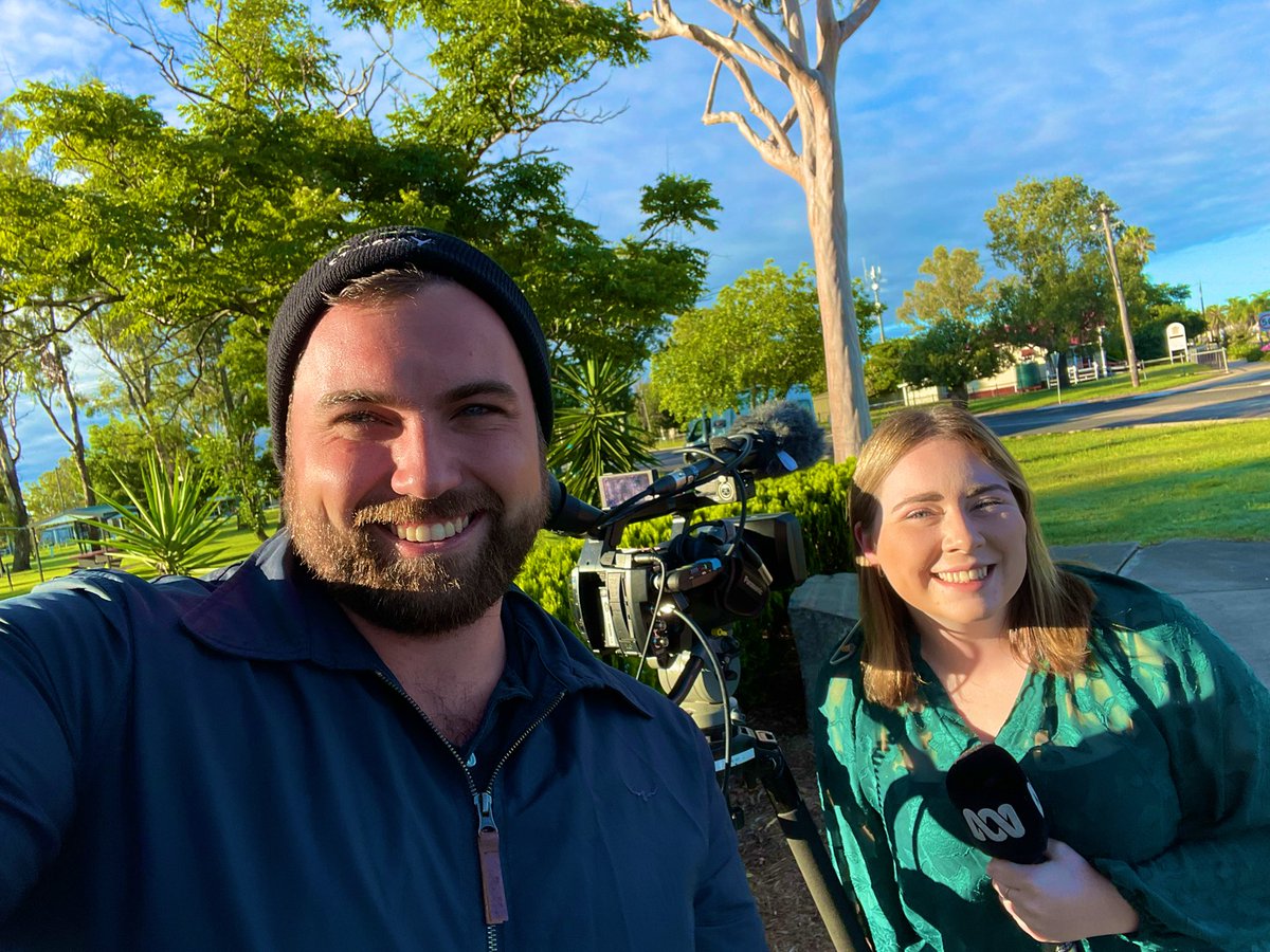 Bright-eyed and bushy-tailed for <a href="/GeorgieHewson81/">Georgie Hewson</a>’s early morning cross from to <a href="/BreakfastNews/">News Breakfast</a> <a href="/mjrowland68/">Michael Rowland</a> from Inglewood.