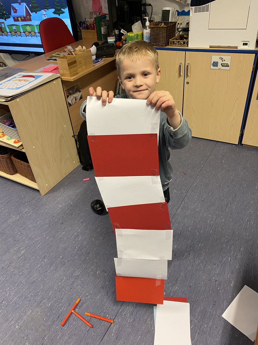 Give them them resources and the right environment and the learning will come #mathsandnumeracy #CandyCane #ELCmoray #earlyyears #patterns