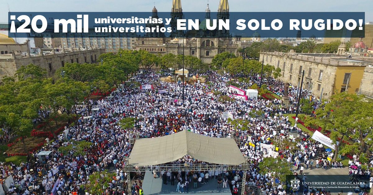 Presupuesto justo para la Universidad, invertir en la educación de las futuras generaciones, esa es la demanda, ese es el rugido ¡Gracias a todos los que estuvieron ahí para hacer sentir nuestro corazón de león!