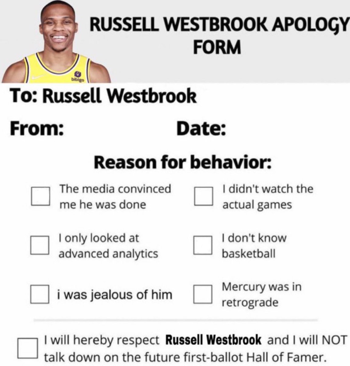 LakeShowYo's tweet photo. Russ has been amazing the past few games https://t.co/bfrY2iWbms
