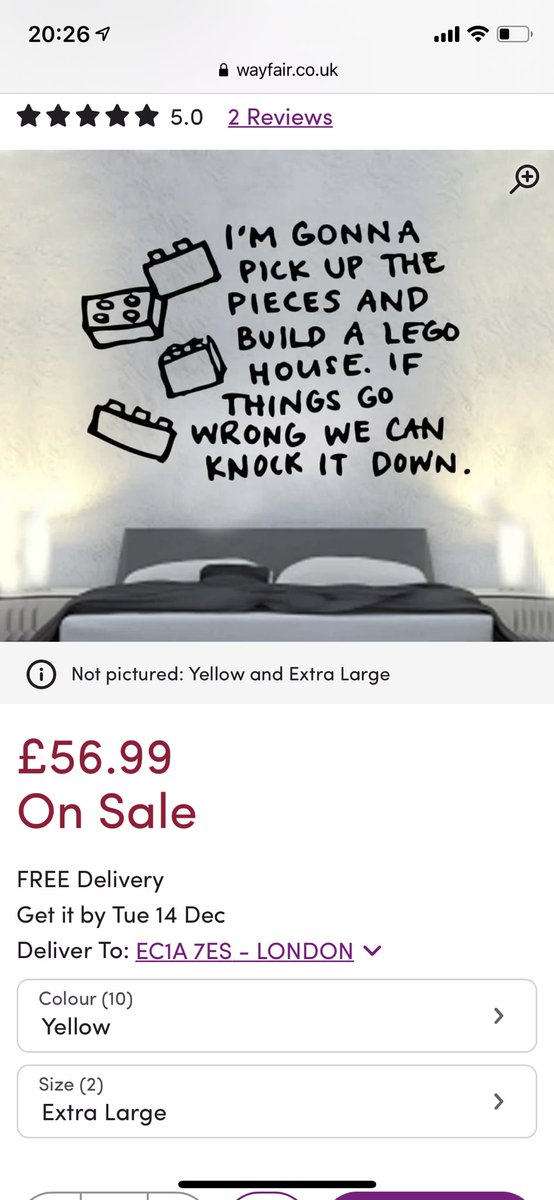 Skeptackle's tweet photo. @Wayfair looked at this at the weekend, £49.99 reduced from normal price of £52.99…………TODAY is on SALE for £56.99!!!!!!! How is that on sale? Seems a bit of a con? https://t.co/vU4lNgyZ3L