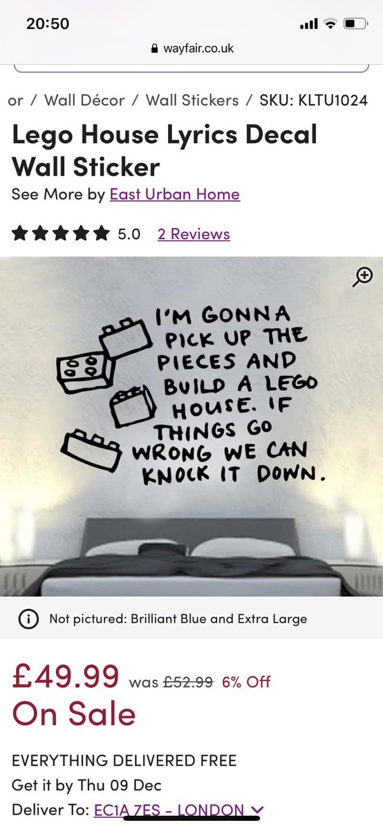 Skeptackle's tweet photo. @Wayfair looked at this at the weekend, £49.99 reduced from normal price of £52.99…………TODAY is on SALE for £56.99!!!!!!! How is that on sale? Seems a bit of a con? https://t.co/vU4lNgyZ3L