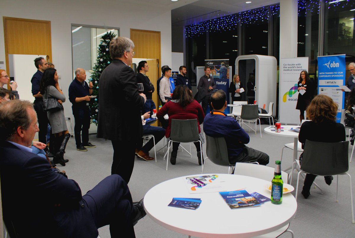 BioEscalator's tweet photo. Thank you @OBN_UK for arranging such a lovely evening! ๐๐๐
#entrepreneurship #innovation #ScienceSocial https://t.co/nS5yNUt0D0