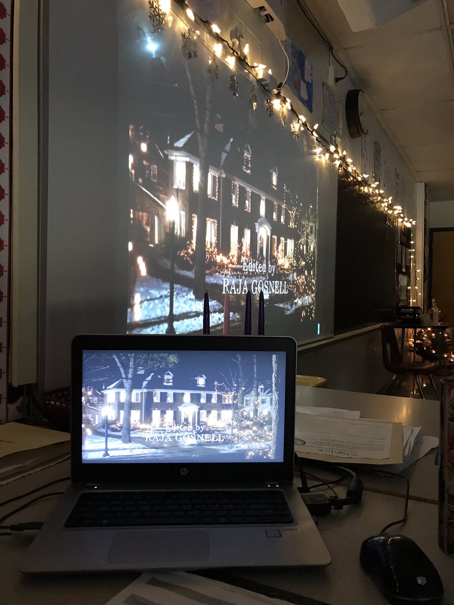 WCDSBLiteracy's tweet photo. The #grade8s at @BrebeufNews have been watching a Christmas favourite while enjoying lunch! #homealone #kevin! #imademyfamilydisappear #fullergoeasyonthepepsi https://t.co/Jmh3rKomJA