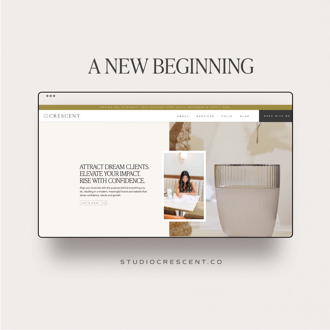 jesswp's tweet image. Thrilled to announce a new chapter of Grace and Oak — rebranded to Studio Crescent 🖤 Helping the modern women redefine success and freedom on their own terms.

studiocrescent.co