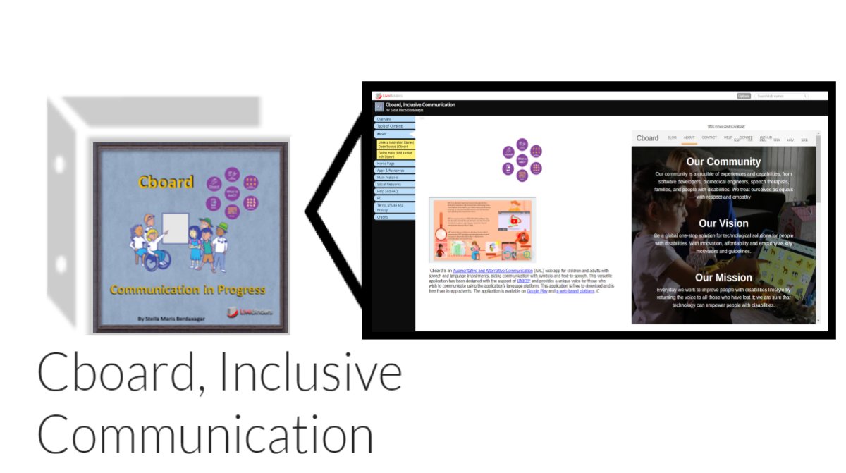 LiveBinders's tweet photo. @SMBerdaxagar latest binder provides URLs and resources for #Cboard.
Cboard is an AAC web app for people with speech & language impairments, aiding communication with symbols & text-to-speech. https://t.co/ycJU2mZ8MD
#deaf #speech #assistivetechnology #LiveBinders #edtech https://t.co/vsQu5huxwA