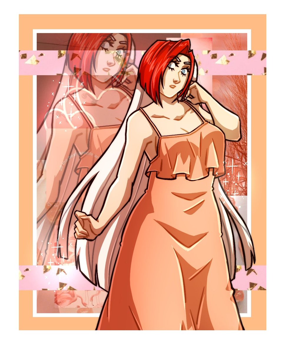 _peach__witch_'s tweet photo. Birthday cards for a friend

#originalcharacter #sketchart 
#PeachWitch https://t.co/8gvNuwkdie