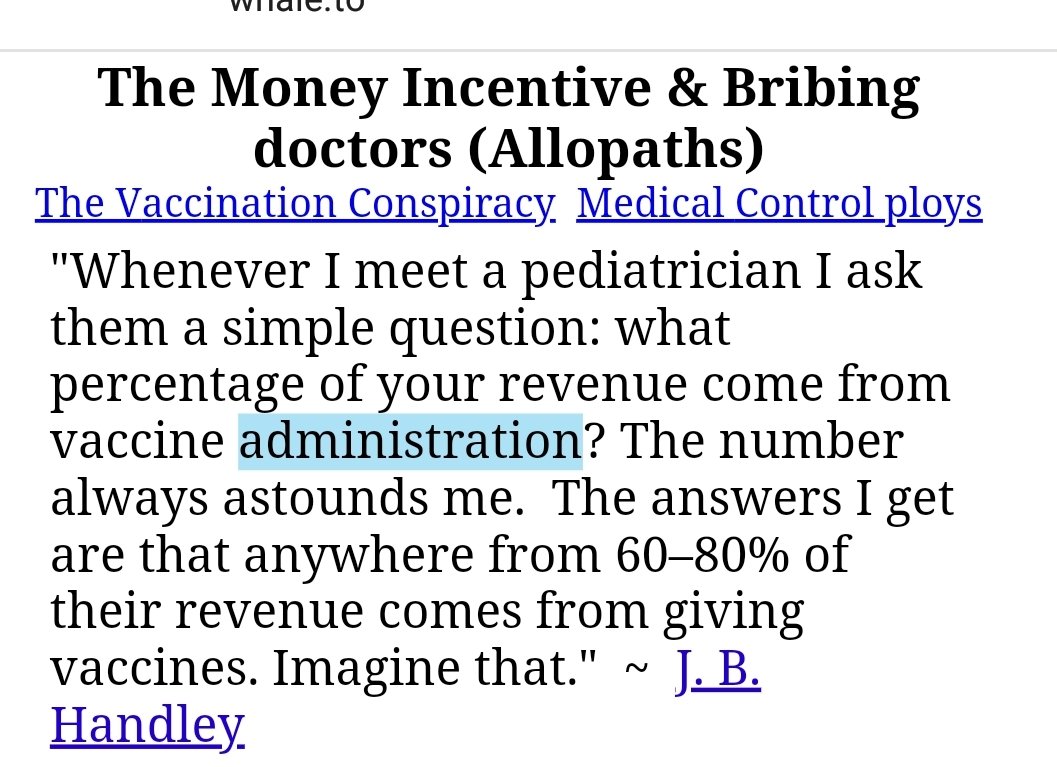 Question: 🤔Today I came up against a pushy doctor who was determined to know my v@x status. I wondered why? (I was calling about Carpal Tunnel treatment.) Any thoughts? Money, perhaps?