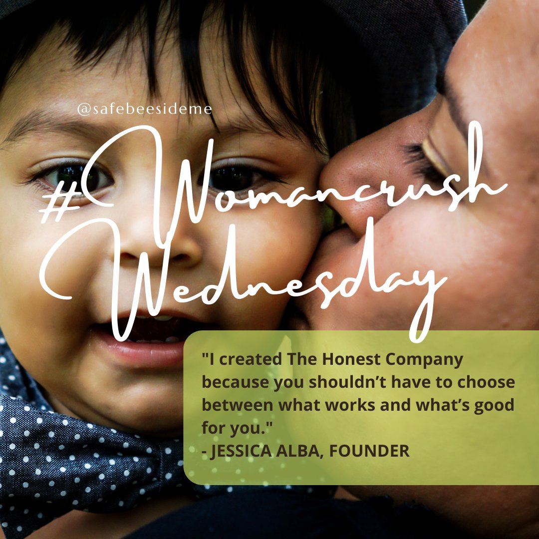 safebeesideme's tweet photo. Shout out to @JessicaAlba on #womancrushwednesdsay! Slaying it from the movie screen to family to thriving business mogul. She saw a needed niche for honest, chemical-free products and also generously gives to children in need through a partnership with @baby2baby.     

@honest https://t.co/oGG0FIyYty