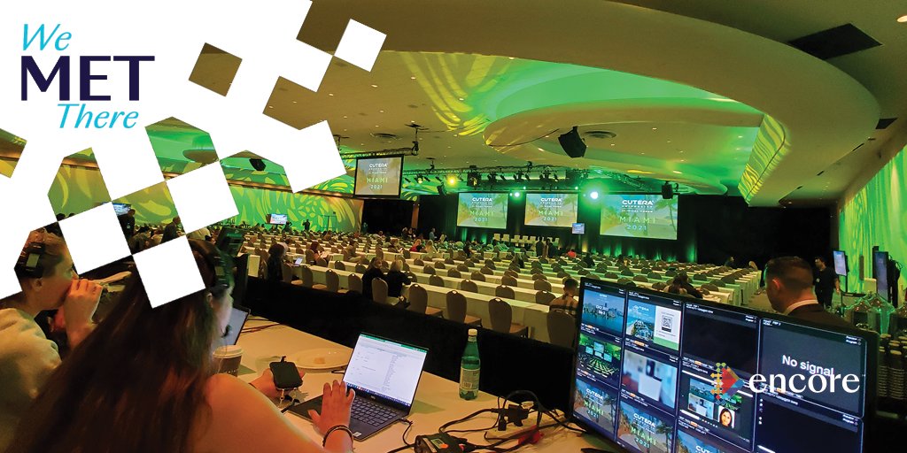 EncoreGlobal_'s tweet photo. 300 attendees came together at the Cutera University Clinical Forum, adhering to our #MeetSAFE protocols and local safety regulations! #WeMetThere in person in beautiful Miami at the Fontainbleau Miami Beach Hotel- where are you meeting next? #EncoreMetThere #WeMetThereWednesday https://t.co/0xcGDMRCse