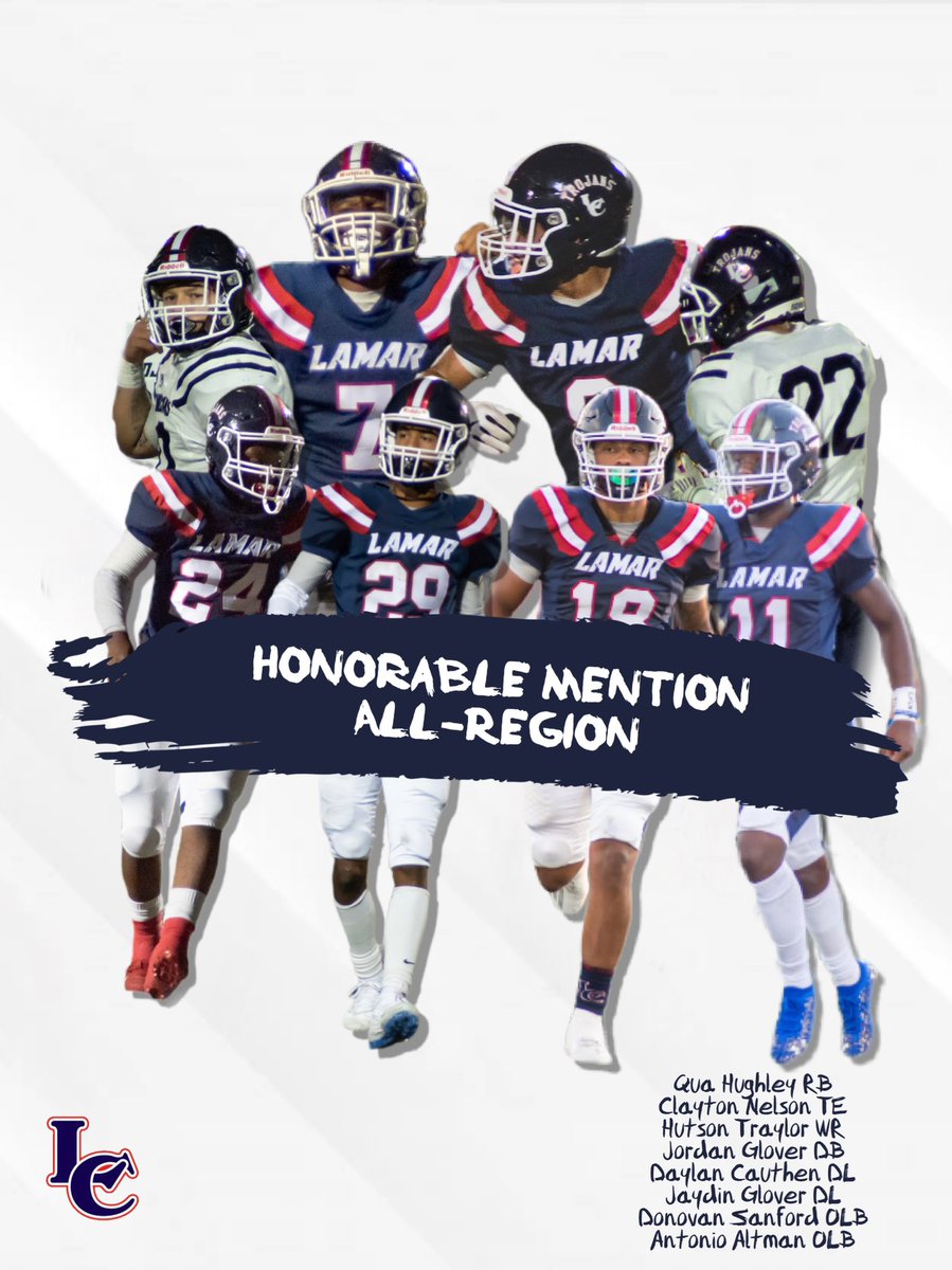 Congrats to our 2021 3-AA All-Region Trojans!
