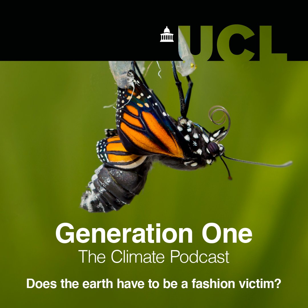 In this week's ep of our #UCLGenerationOne climate podcast, <a href="/Profmarkmaslin/">Professor Mark Maslin 👋 𝕏</a> chats with Max Bittner of ⁦<a href="/vestiaireco/">Vestiaire Collective</a> &amp; Juliet Russell of Stella McCartney about greenwashing, sustainable shopping &amp; what needs to change in the fashion industry. Listen now: ucl.ac.uk/climate-change…