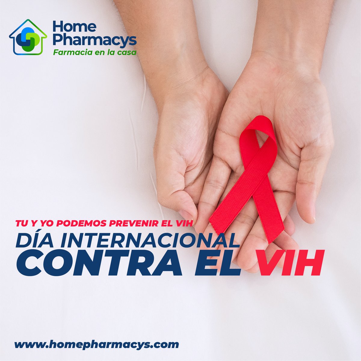 HPharmacys's tweet photo. 1 de diciembre se celebra el Dรญa Internacional del VIH. La รบnica vacuna que nos protege es la prevenciรณn.
Visita nuestra pรกgina web:
https://t.co/wBEHAC6RwN
#homepharmacys #deliveryserviceavailable #deliveryrd #farmaciaenlacasa https://t.co/dxbhjCjyPw