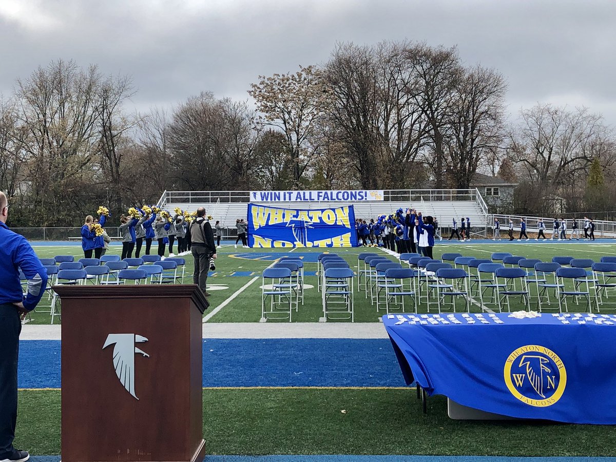 AthleticsWNHS's tweet image. So great to celebrate our 7A STATE CHAMPION FALCONS!!! 💙🏈💛🏆🙌🏻 Thank you to our athletes and coaches for all your hard work!  What a season!! We are VERY PROUD of you!! #letsgofalcons #woohoo #statechamps @wnfalconfb @IHSAState
