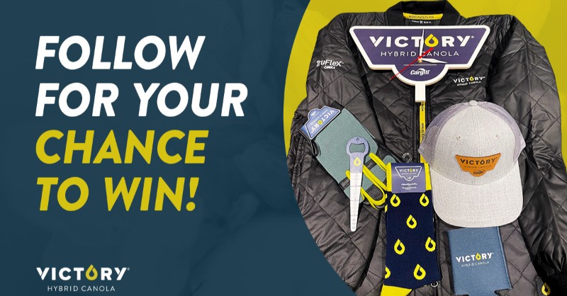 VICTORY® Canola = #MoreWaysToWin 🏆  Speaking of ways to win, all you have to do is like this post and follow us for a chance to win an amazing prize pack. The Cargill Specialty Canola Program is all about making things simple, after all!