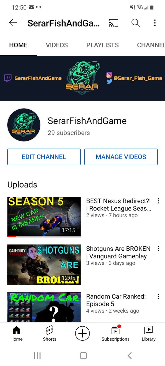 Serar_Fish_Game's tweet photo. Guys, I never plug the #youtube channel....but I'm trying to upload more consistently soooo, if yall wanna subscribe that'd be awesome 👌😁 #ytchannel #gaming #fishing #fishandgame #smallcontentcreator #contentcreator #twitch #SerarFG https://t.co/EuizGkHQgD