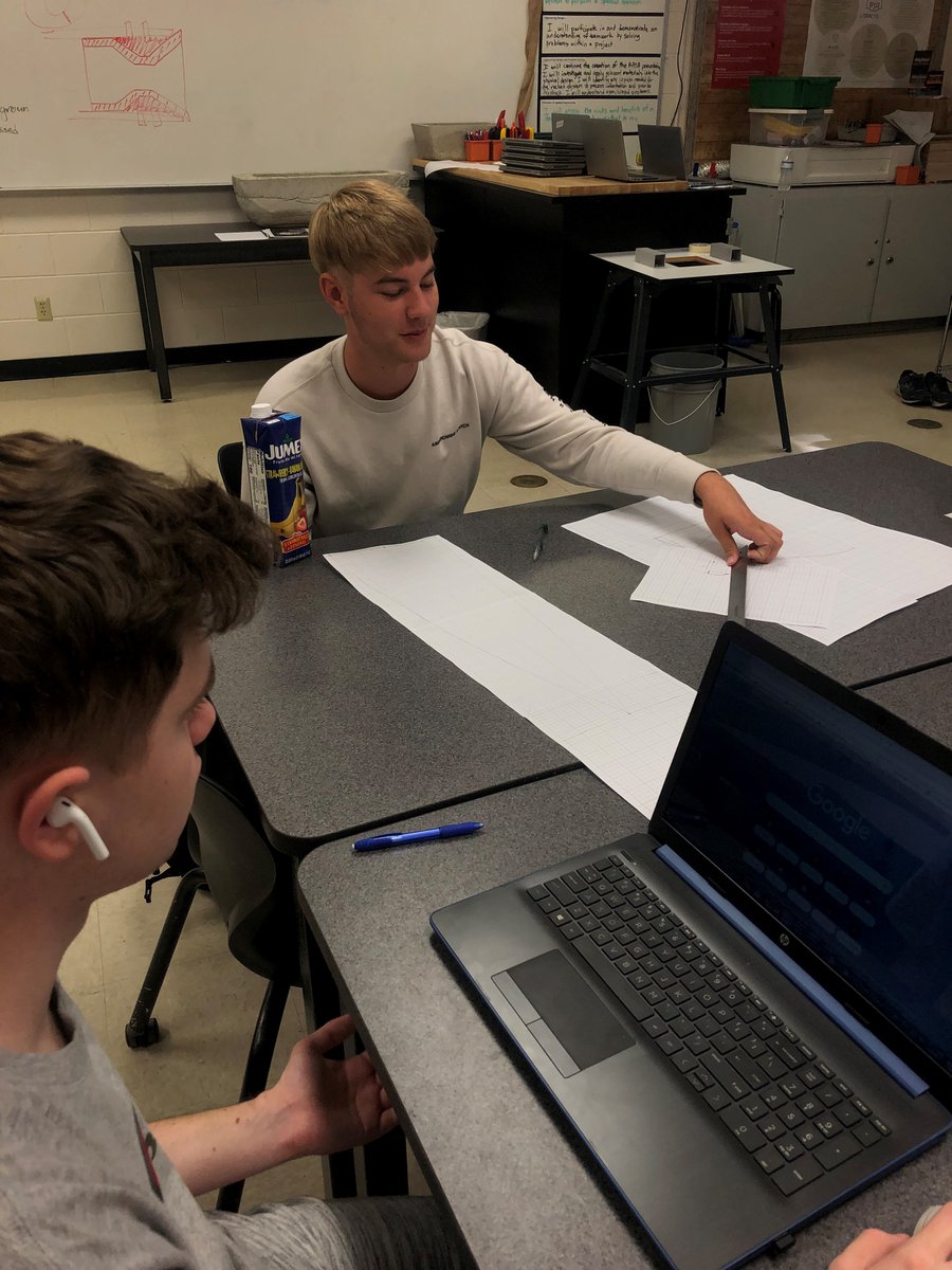 On Friday, our senior level class is presenting a rocket 🚀 to NASA that has been designed to go 50,000ft in altitude. The students are in final preparation mode.  #MFISDCTE