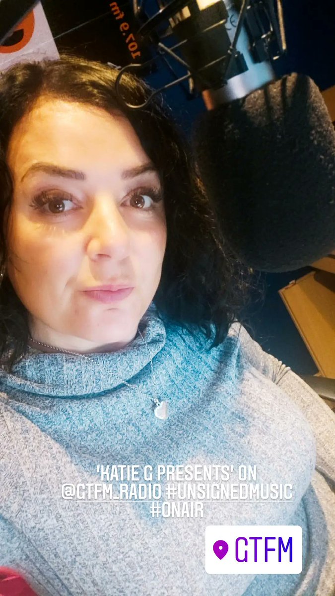 Fav time of the week presenting 'Katie G Presents' on <a href="/gtfm_radio/">GTFM</a> #unsignedartist #katiegpresents