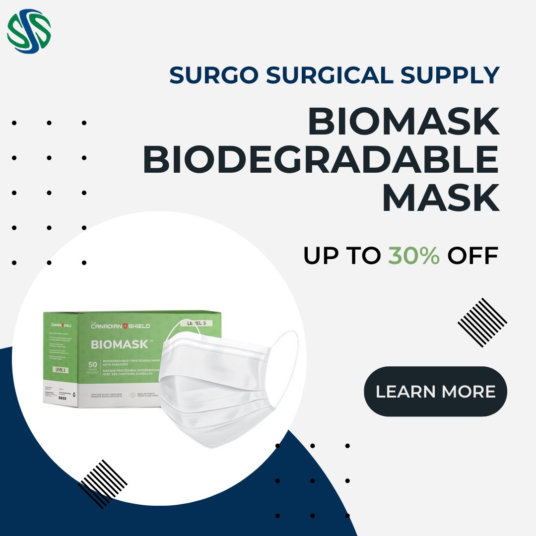 SurgoSurgical's tweet image. Get up to 30% OFF our BioMask Biodegradable Masks for our Deal Of The Week! For further details, click hubs.ly/Q0105S9v0. #biodegradablemask #earloopfacemask #facemask #ppe #medicalsupplies