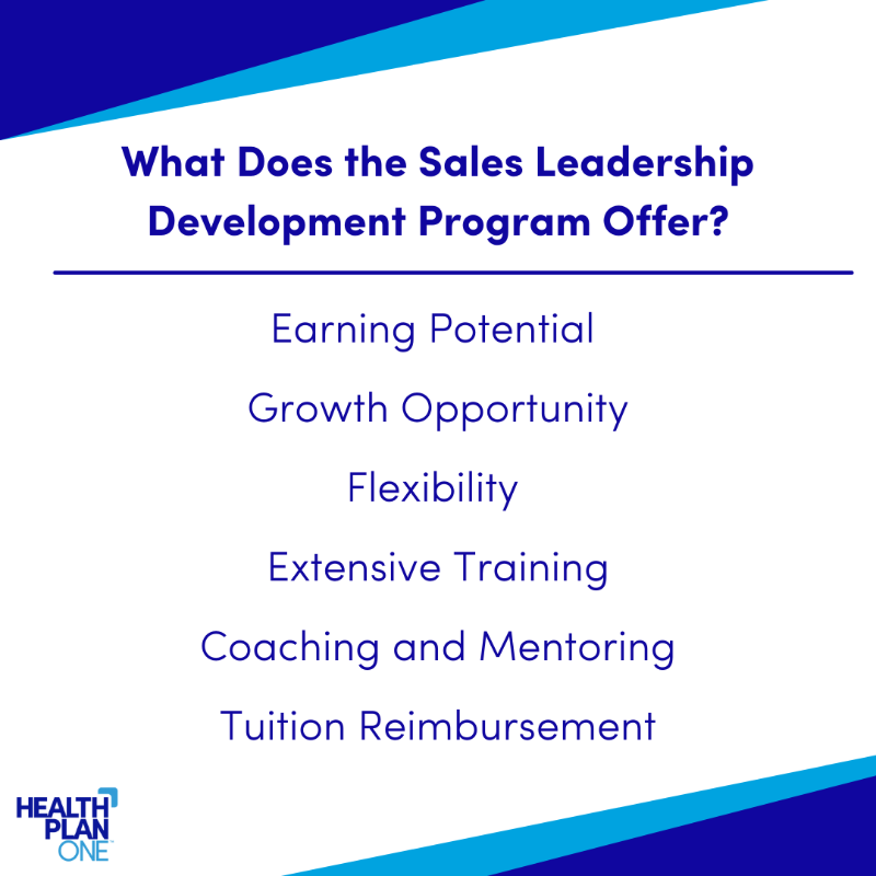 HealthPlanOne's tweet photo. Supercharge your career with our Sales Leadership Development Program! Throughout the program, you'll gain customer service, communication, sales, marketing skills + more. #hiringnow #careerdevelopment #sales #collegerecruiting #militaryrecruiting